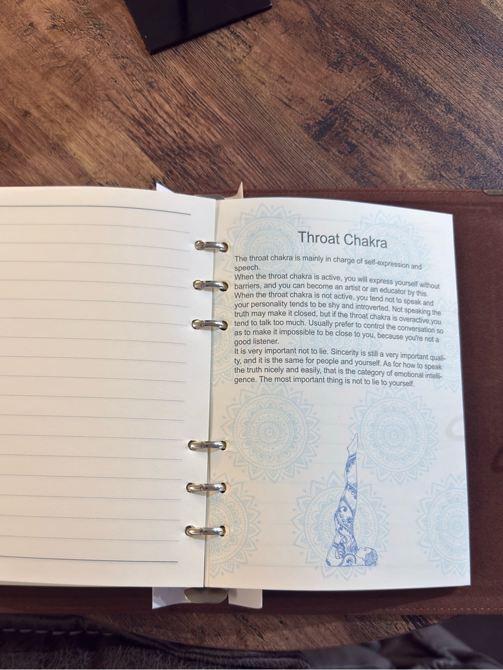 Chakra Leather Journal | Meditation, Manifestation & Mindfulness Notebook - Picture 9 of 12